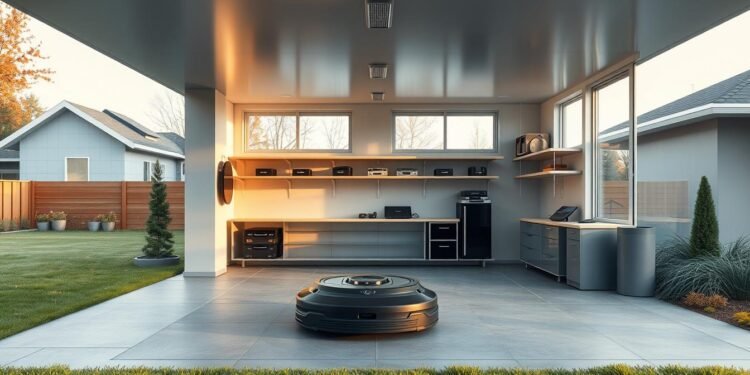 mähroboter garage selber bauen