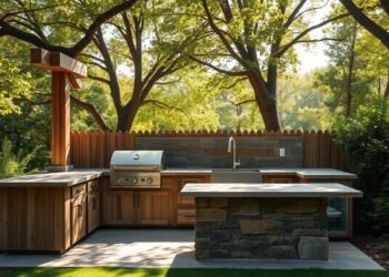 outdoor küche selber bauen