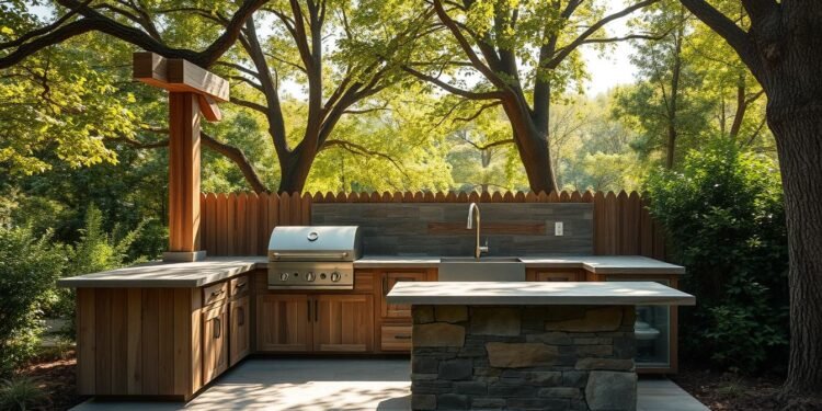 outdoor küche selber bauen