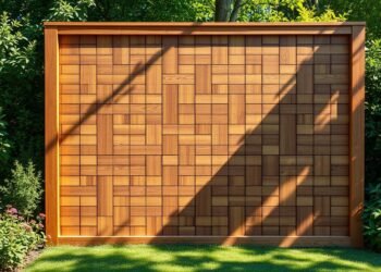 sichtschutz holz selber bauen